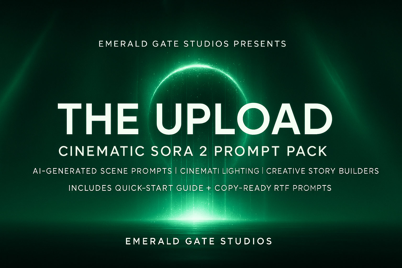 The Upload: The Cinematic AI Prompt Built for Sora Creators