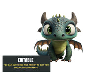 Adorable Baby Dragon Midjourney Prompt