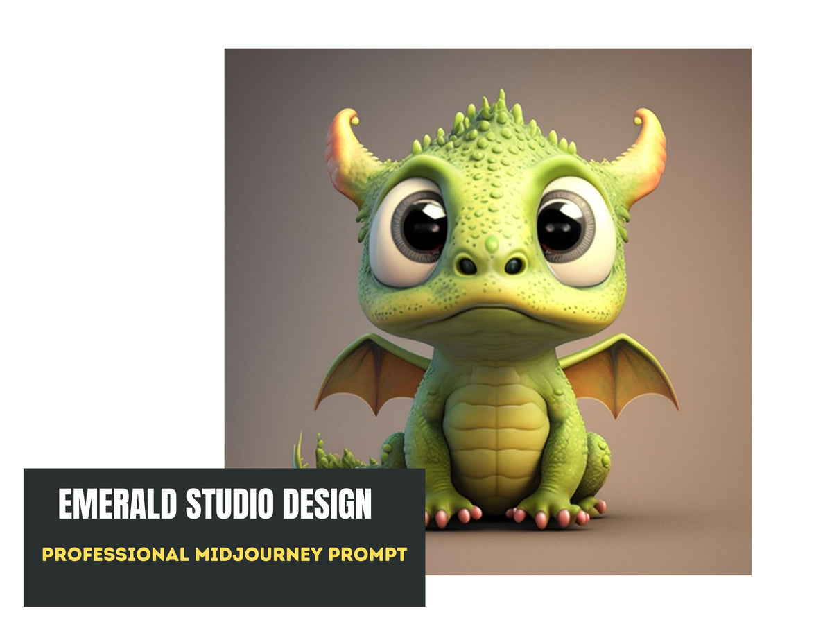 Adorable Baby Dragon Midjourney Prompt