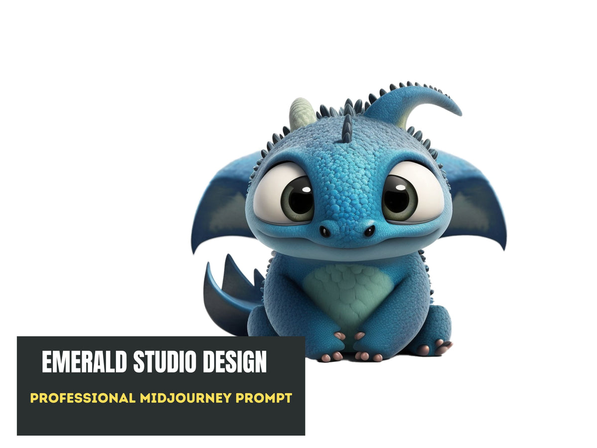 Adorable Baby Dragon Midjourney Prompt