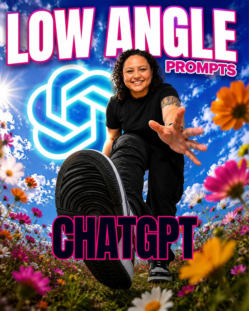 4 Free ChatGPT Low Angle Prompts for Amazing AI Photos