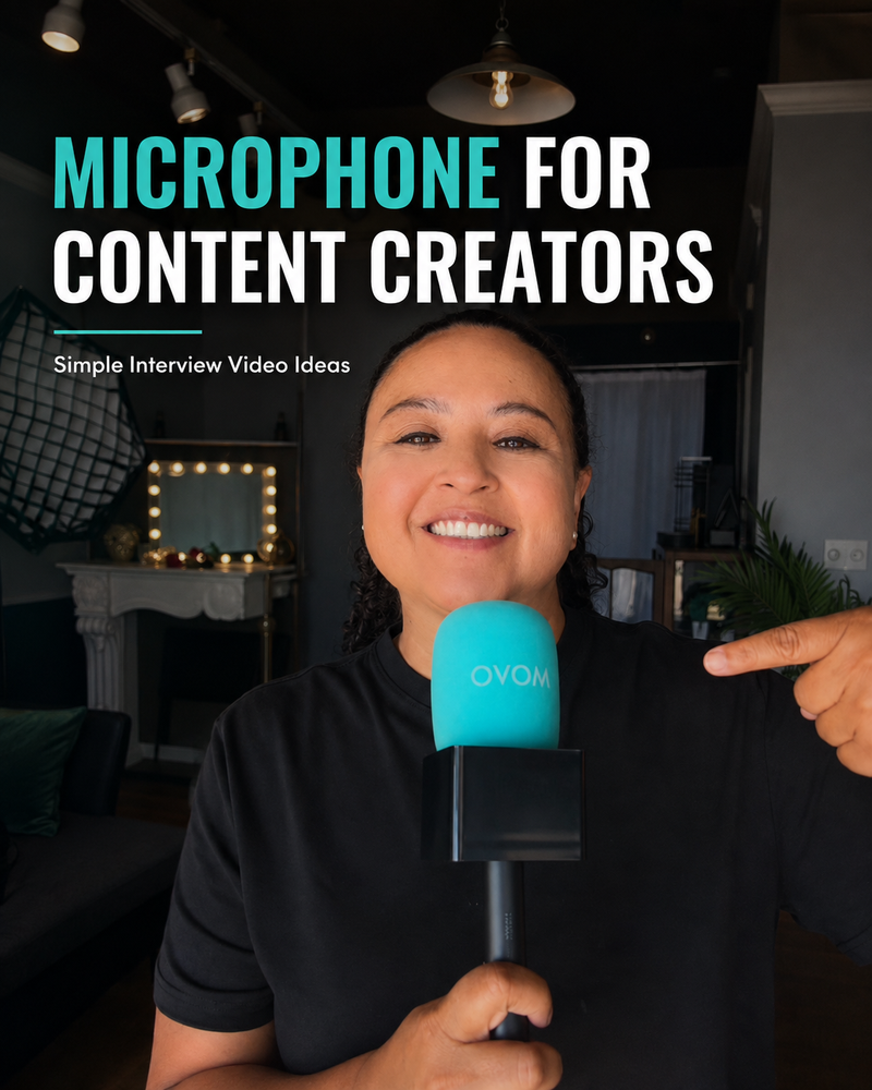 A Fun Microphone for Content Creators Who Want Better Interview Videos