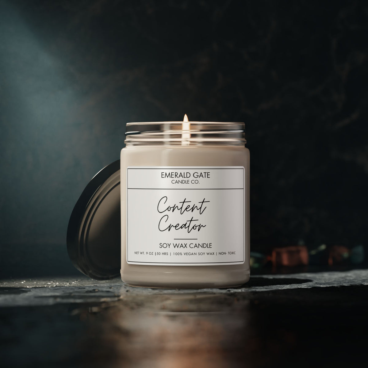 "Content Creator" Scented Soy Candle | Perfect Gift for Writers, Editors, & Creative Souls | Home Decor, Relaxation, Self-Care