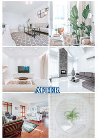 20 Lightroom Mobile Presets, Clean Home Presets, Bright White Interior Presets, Real Estate Photography Presets, Product Photography Preset