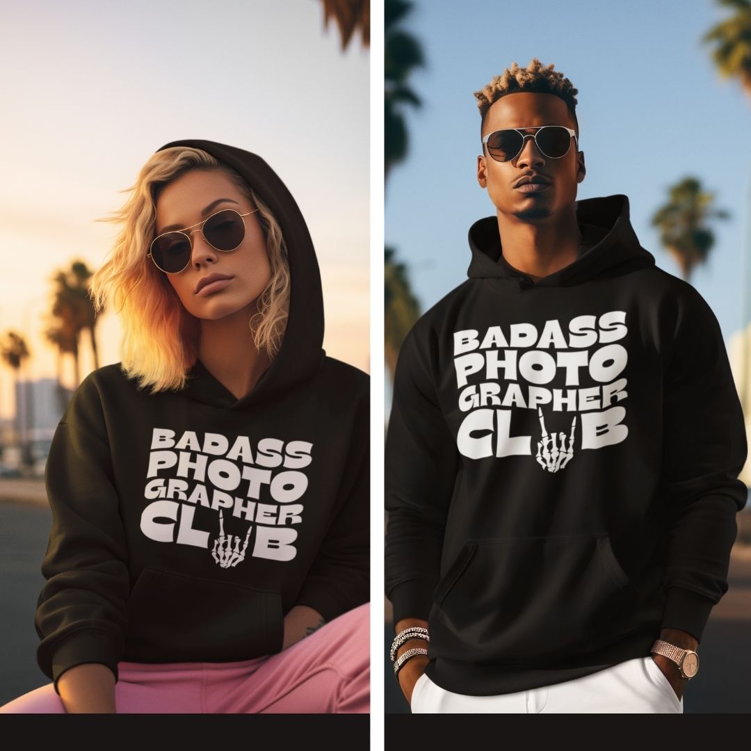 Bad Ass Photographer Club Hoodie Unisex