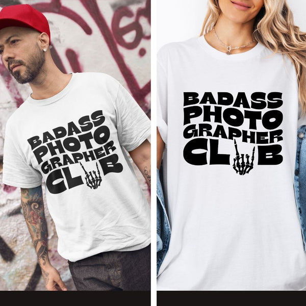 Bad Ass Photographer Club Unisex Tee