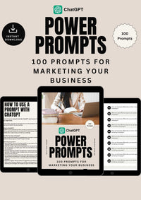 ChatGPT Power Prompts for Marketing Your Business