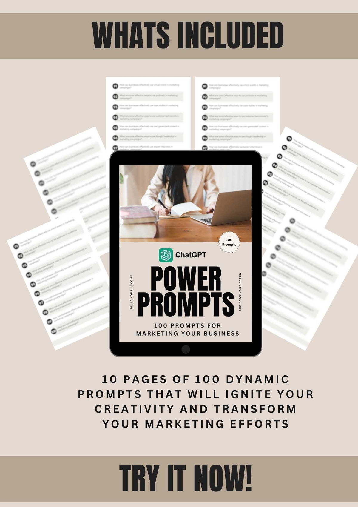 ChatGPT Power Prompts for Marketing Your Business