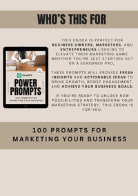 ChatGPT Power Prompts for Marketing Your Business