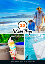 Vivid Pop | 20 Mobile Lightroom Presets, Summer Preset, Instagram presets, Lightroom mobile presets, Blogger presets, Beach Preset, Lifestyle presets