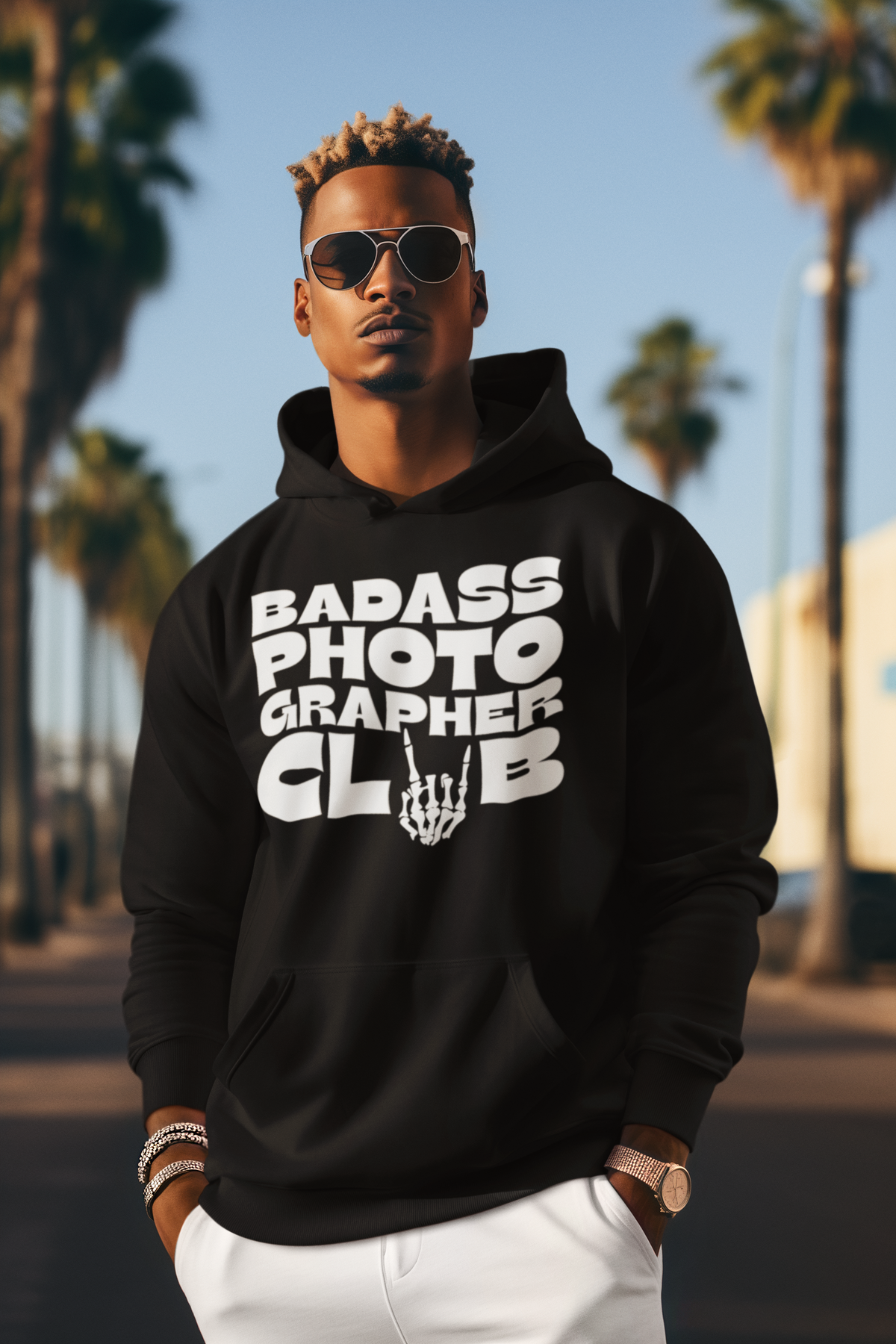 Bad Ass Photographer Club Hoodie Unisex